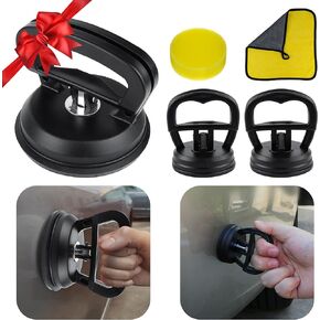FILBA Car Dent Puller Suction Cup Holder Dent Repair Kit Quick Car Dent Remover Tool for Paintless Car Body Dent, Lifting and Heavy Objects Moving, SUV & Cars Universal - 5 Pack (Black) in Kuwait