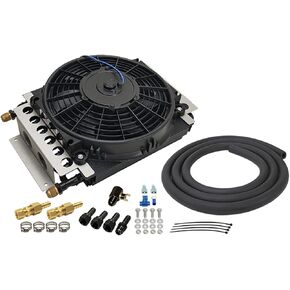 Derale 15900 Electra-Cool Remote Cooler,Black