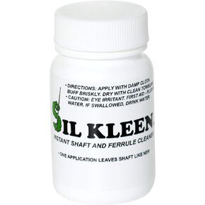 Cue Silk SIL Kleen Dry Powder Pool Cue Shaft and Ferrule Cleaner 1 oz Bottle