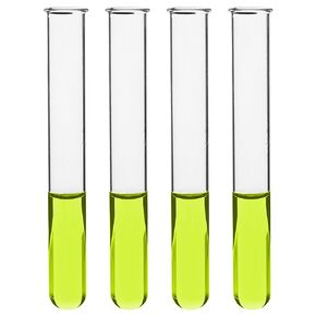 EISCO 24PK Test Tubes, 85ml - Borosilicate 3.3 Glass - 1.2mm Thick Walls, Beaded Rim - Superior Heat & Chemical Durability - 9.8" Tall, 1" Diameter