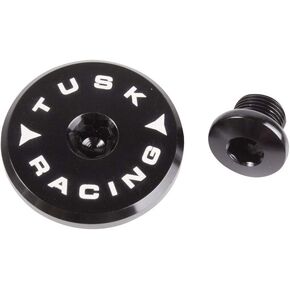 Tusk Billet Aluminum Engine Plug Kit Black for Suzuki LT-R 450 QUADRACER 2006-2009