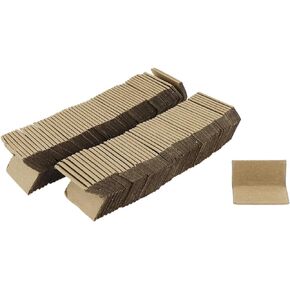 LC LICTOP Packaging Cardboard Edge Protectors L Type Heavy-Duty Cardboard Corners for Shipping,3mm Thick,30x30x50mm,100pcs