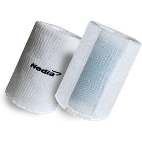 Nedia Cooling Wristbands Cotton Sweatband for Men and Women, Ice Gel Pack Inserts Keeps You Cool in Hot Weather Play, Sweat Absorbing Athletic Terry Cloth, for Tennis, Basketball, Running, More