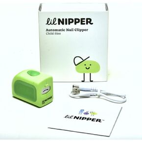 Lil Nipper Electric Baby Nail Trimmer. Safe Nail Trimmer with Light. Infants and Toddlers, Baby Must Haves. Gentle and Safe, Durable. Baby Essentials for Baby Registry Items