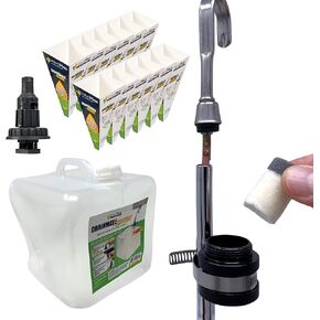 ValvoMax Drainmate System - Bundle with 10L Oil Drain Bag, FlowVent Bag Attachment, Oil Slick Dipstick Wipe, 8 oz Funnel Pack, and Oil Change Sticker Pack (Quick Twist Valve Sold Separate)