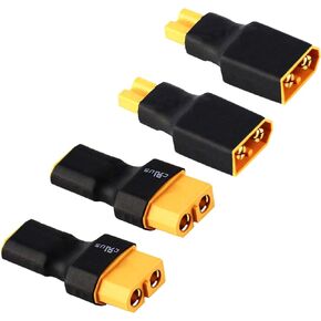 2Pair ShareGoo RC XT30 to XT60 Plug Female Male Adapter Connector for RC FPV Drone Car Lipo NiMH Battery Charger ESC