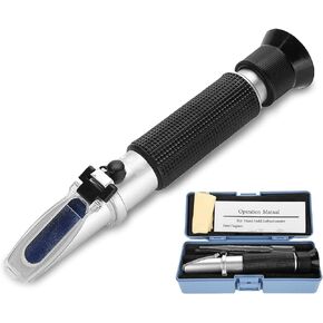 Honey Refractometer for Honey Moisture, Brix and Baume, 58-92% Brix Scale Range Honey Moisture Tester,Ideal for Honey, Maple Syrup, and Molasses, Bee Keeping Supplies