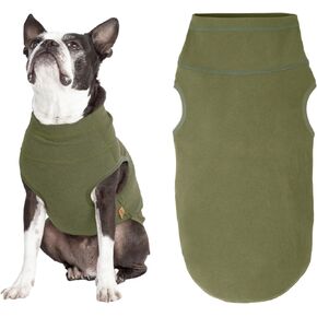 Gooby Microfiber Stretch Fleece Vest Dog Sweater - Blue, Large - Warm Pullover Fleece Dog Jacket - Dog Clothes for Small Dogs Boy or Girl - Dog Sweaters for Small Dogs to Dog Sweaters for Large Dogs