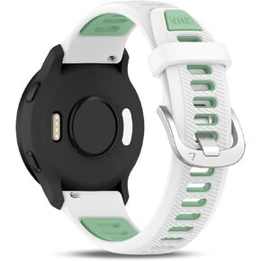 Bolesi Silicone 18mm 20mm 22mm Watch Bands Compatible with Garmin Venu 2S/Vivoactive 4S/Venu 3S/Forerunner 265S,Garmin Venu/Venu Sq/Forerunner 55/Vivoactive 5,Garmin Venu 2/Venu 3/Vivoactive 4 for Men Women