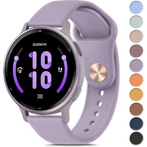 Meliya Bands Compatible with Garmin Vivoactive 5 / Vivoactive 3 Watch Band, Garmin Venu 2 Plus / Venu Sq / Venu Watch Bands Women Men, Soft Silicone Sport Replacement Strap for Garmin Vivoactive 5, Vivoactive 3 Music, Venu 2 Plus, Venu Sq, Venu, Vivomove 