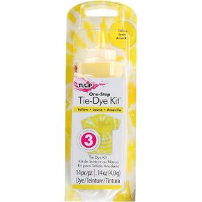 Tulip One-Step Tie-Dye Kit Tulip Fabric Dye Open Stock 21549 Fdy Opstk Yellow 3/36, As Detailed