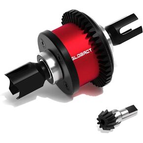 GLOBACT Steel 43T Differential Active F/R Diff Set with 10T Input Gear for Arrma 1/7 Felony Limitless Infraction Fireteam Mojave 1/8 Typhon Notorious Kraton Outcast 6s Series Upgrade Parts