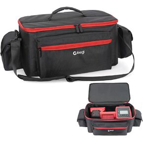 Gleegi Air Compressor Bag Compatible with Milwaukee M18 Tire Inflator 2848-20/Craftsman V20, Air Pump Carrying Case Fits for Milwaukee Tools Accessories and 18V Battery(Bag Only)