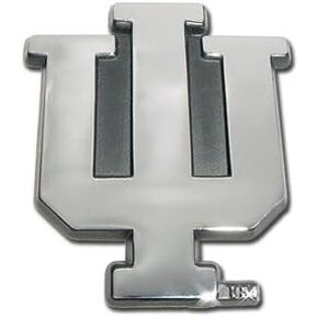 Indiana University Hoosiers "IU" Chrome Plated Premium Metal Car Truck Motorcycle NCAA College Emblem