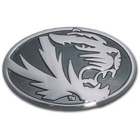 Missouri Tigers Oval Metal Auto Emblem