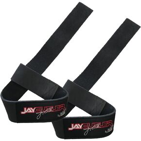 Schiek Sports Model J1000LLS Jay Cutler Signature Leather Lifting Straps - Black