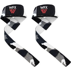 Weight Lifting Straps Wrist Support Padded Neoprene Gym Cross Training Hand Bar Weightlifting Straps Fitness Bodybuilding Power Exercise Grips Deadlift Men Women