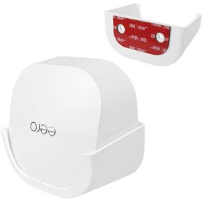 HOLACA Screwless Wall Mount for eero 6 Dual-Band mesh Wi-Fi 6 Router Holder, No Tools Required, Easy to Install, No Drilling, Strong VHB Adhesive Mount (1 Pack)
