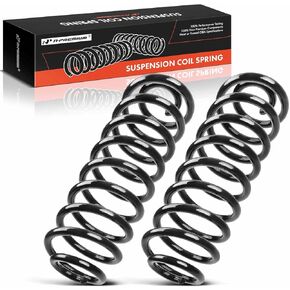 A-Premium 2Pcs Rear Suspension Coil Spring Set Compatible with Chevrolet Trailblazer & GMC Envoy & Buick Rainier & Isuzu Ascender & Oldsmobile, Driver and Passenger Side