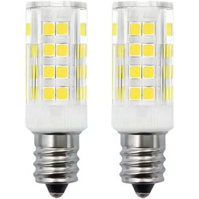 Sewing Machine 7/16 Screw-in Light Bulbs 4W 40W Equivalent Sewing Machine Light AC 110-130V Pack of 2 (Daylight White)