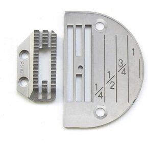 Needle Plate & Feeder Set for Industrail Single Needle Sewing Machine