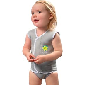 bblüv Wräp Kids Wetsuit Swim Vest - Warm Neoprene Baby and Toddler Swim Vest for Boys and Girls, with Velcro Adjustment, SPF Protection and Carrying Bag