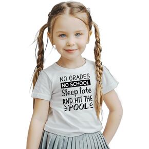 hrcfbk Kids Toddler Little Boys Girls Last Day of School T-Shirt End of School Year Summer Holiday Shirt