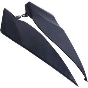 Pair Black Tank Side Fairing Panel Gas Tank Cover Trim Cowl For Y-amaha YZF R1 2007 2008