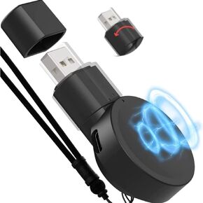 Portable Charger for Samsung Galaxy Watch7, 2in1 USB-C Travel Charger Compatible with Galaxy Watch 7/6/6 Classic/5 Pro/4/3, 90°Rotatable Magnetic Watch Charger [OTG] for Galaxy Watch (Type-C)