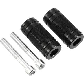 X AUTOHAUX 1Pair Black Motorcycle Shifter Foot Pegs Shift Lever Aluminum Fit for Harley Davidson Touring