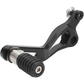 Gear Shifter Pedal Lever, Adjustable CNC Aluminum Folding Toe Peg Gear Shift Pedal, Fit for Ninja 400 2018-2022 Z400 2019-2022 (Silver)