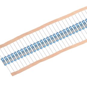 uxcell 30Pcs 330 Ohm Resistor, 1W 1% Tolerance Metal Film Resistors, Lead, 5 Bands for DIY Electronic Projects and Experiments
