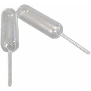 Rimandy 100 Pcs Mini Clear 4ml Plastic Transfer Pipettes Food Cupcake Squeeze Dropper Liquid Dropper Pipettes