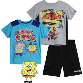 Nickelodeon Paw Patrol Boys 3-Piece Summer T-Shirt, Tank Top, and Short Set (Toddler/Little Boys)