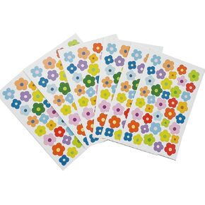 20 Sheets Mini Flower Stickers Cute Small Flower Stickers for Kids Girl Decal Sticker Cute Decorative Stickers for DIY Crafts Scrapbooking Laptop Bottle Colorful Flower Stickers (Cute Flower)