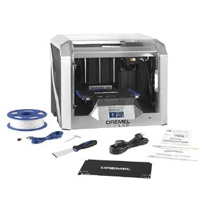 Dremel DigiLab 3D40-FLX-01 3D Printer with Filament - Fully Enclosed 3D Printer With Flexible Build Plate & Auto 9-Point Leveling - PC & MAC OS, Chromebook, iPad Compatible