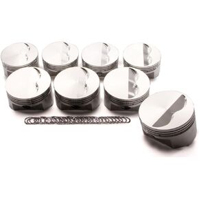 Sportsman Racing Products SRP (138085) 4.030 Bore Flat Top Piston Set for Small Block Chevy