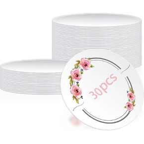 30 قطعة من أوراق الأكريليك الشفافة، قرص فارغ من الأكريليك مقاس 4 بوصات، لافتات دائرية من البلاستيك الأكريليك الشفاف للصور والإطار والرسم والحرف اليدوية ومشاريع العرض in Kuwait