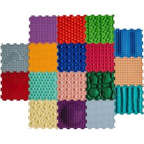 WOOLINK Hero Sensory Mat Module Set of Massage Game Mats for Kids Orthopedic