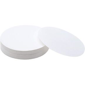 Sscon 200Pcs Qualitative Filter Papers Lab Filter Papers 90mm/3.54" Diameter Filter Papers