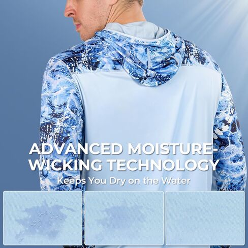 KastKing Mystic Mountain Hoodie UPF 50 Fishing Hiking Shirt for Men and Women, Moisture-Wicking, Quick-Dry Cooling Shirt in Saudi Arabia
