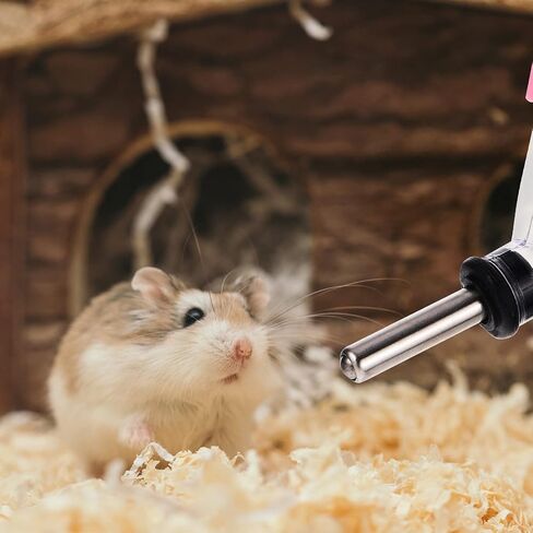 Auto Feeder 4 Pieces Hamster Water Bottles, 60ml Hanging Water Dispenser, Water Feeder Bottle, Small Animal Drinking Water Bottle for Hamsters, Mice, Guinea Pig, Rats Chinchilla Water Bottle in Saudi Arabia