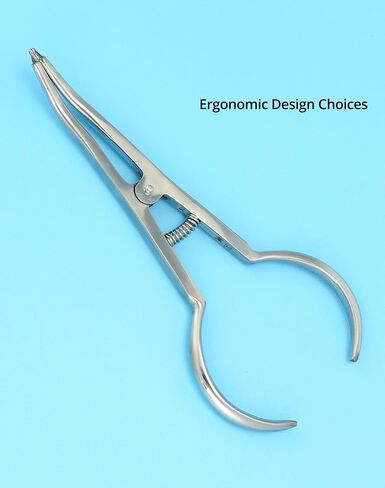 QWORK Dental Orthodontic Separator Plier - 2 Pack Ergonomic Dental Tool Separator Placer Pliers with Contoured Tips, Medical Grade Stainless Steel Separator Pliers, for Quick & Easy Dental Procedures in Saudi Arabia