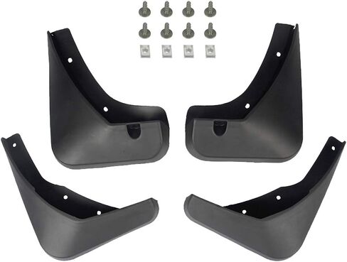 A-Premium Set of 4PCS Mud Flaps Splash Guards Mudguards Mudflaps with Hardware Kits Accessory Compatible with Cadillac XT4 2019-2020, Sport Utility 4-Door, Front and Rear (Driver & Passenger Sides) in Saudi Arabia