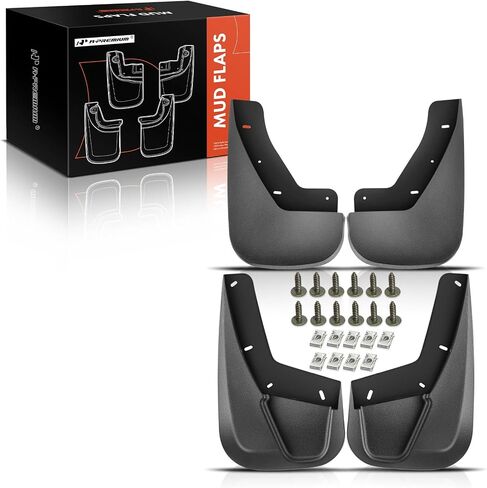 A-Premium Set of 4PCS Mud Flaps Splash Guards Mudguards Mudflaps with Hardware Kits Accessory Compatible with Cadillac XT4 2019-2020, Sport Utility 4-Door, Front and Rear (Driver & Passenger Sides) in Saudi Arabia
