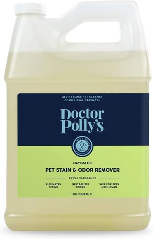 Pickle & Polly All Natural Enzyme Stain and Odor Eliminator for Pets | Powerful Cleaner for Dog and Cat Urine | Spot Cleaner for All Animal Messes (1 Gallon) in Saudi Arabia