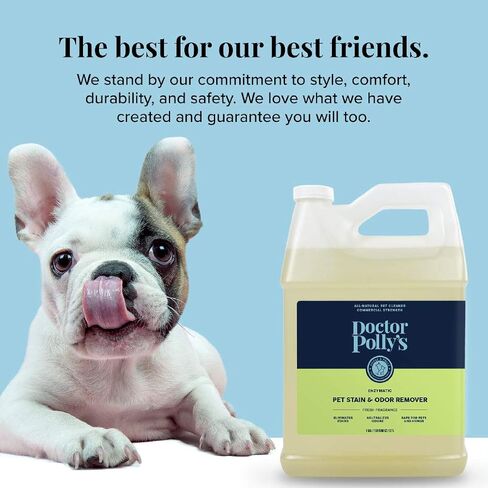 Pickle & Polly All Natural Enzyme Stain and Odor Eliminator for Pets | Powerful Cleaner for Dog and Cat Urine | Spot Cleaner for All Animal Messes (1 Gallon) in Saudi Arabia