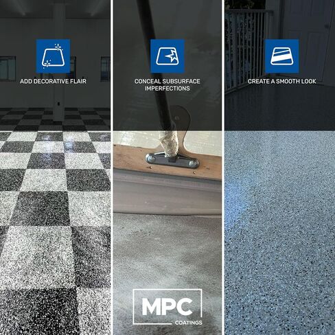 صبغة إيبوكسي أساسية من MPC، صبغة راتنجات الإيبوكسي الصناعية للمنازل والمساحات التجارية، 16.9 أونصة سائلة، أبيض in Kuwait