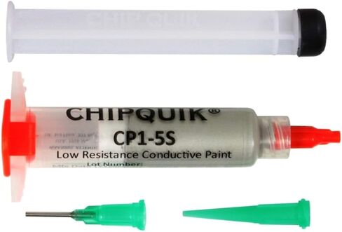 Chip Quik CP1-10S Conductive Paint 10g/10cc Syringe - Low Resistance (10g/10cc Syringe) in Kuwait