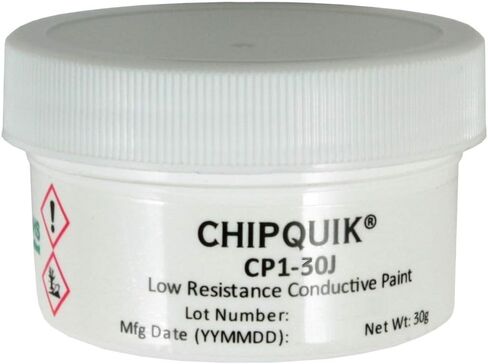 Chip Quik CP1-10S Conductive Paint 10g/10cc Syringe - Low Resistance (10g/10cc Syringe) in Kuwait